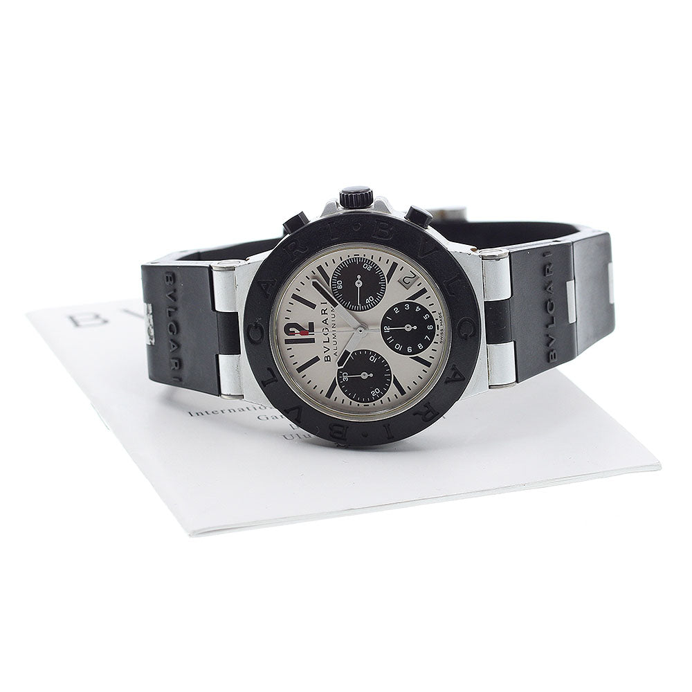 BVLGARI aluminum AC38TA Date Chronograph Automatic Men's Watch_916849