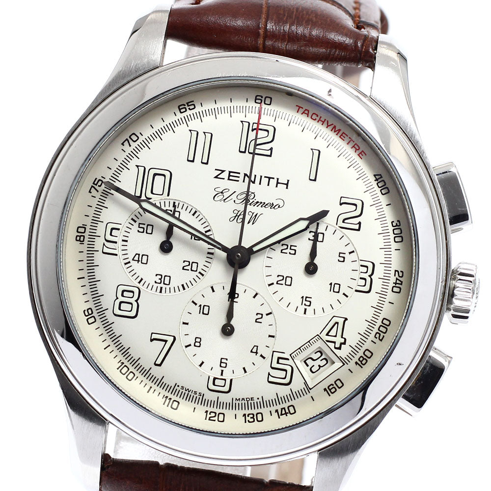 ZENITH Class El Primero 01.0500.420 Chronograph Silver Dial Hand Winding Men's Watch_916857