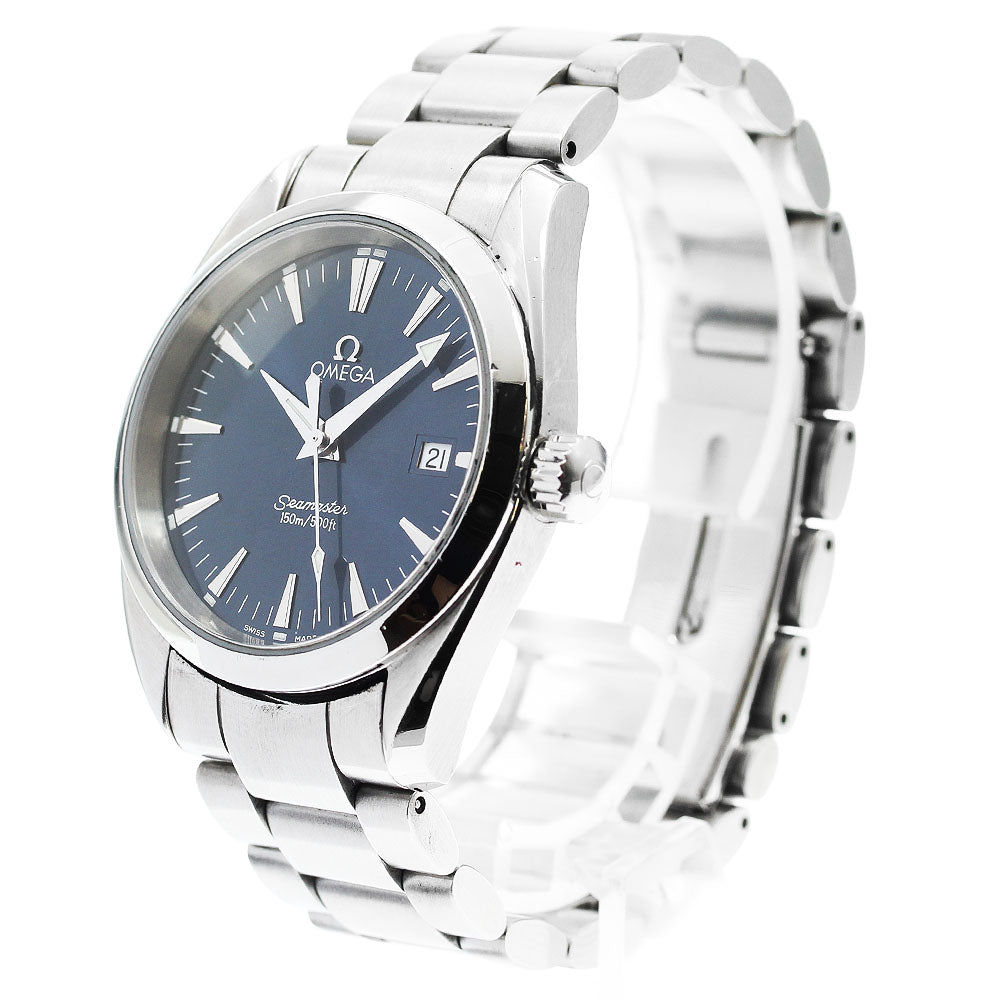 OMEGA Seamaster Aqua Terra 2518.80 Date Navy Dial Quartz Men's Watch_916867