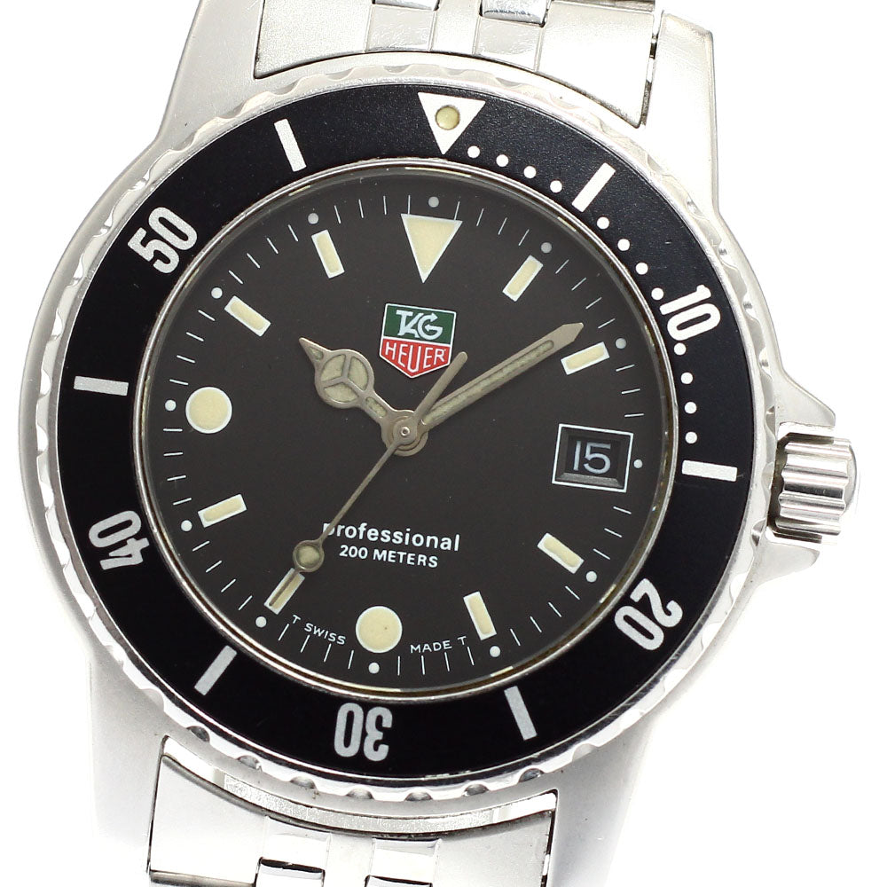 TAG HEUER Professional 200 929.213G-20 Date black Dial Quartz Boy's Watch_916872