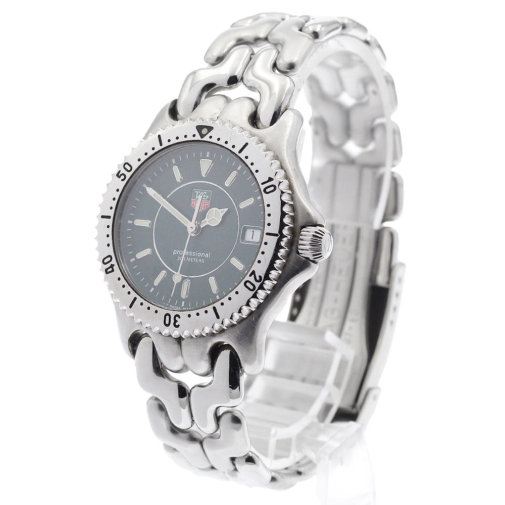 TAG HEUER S/el WG1219 Date green Dial Quartz Boy's Watch_916873