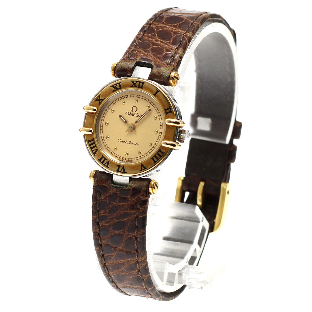 OMEGA Constellation gold Dial Quartz Ladies Watch_916898