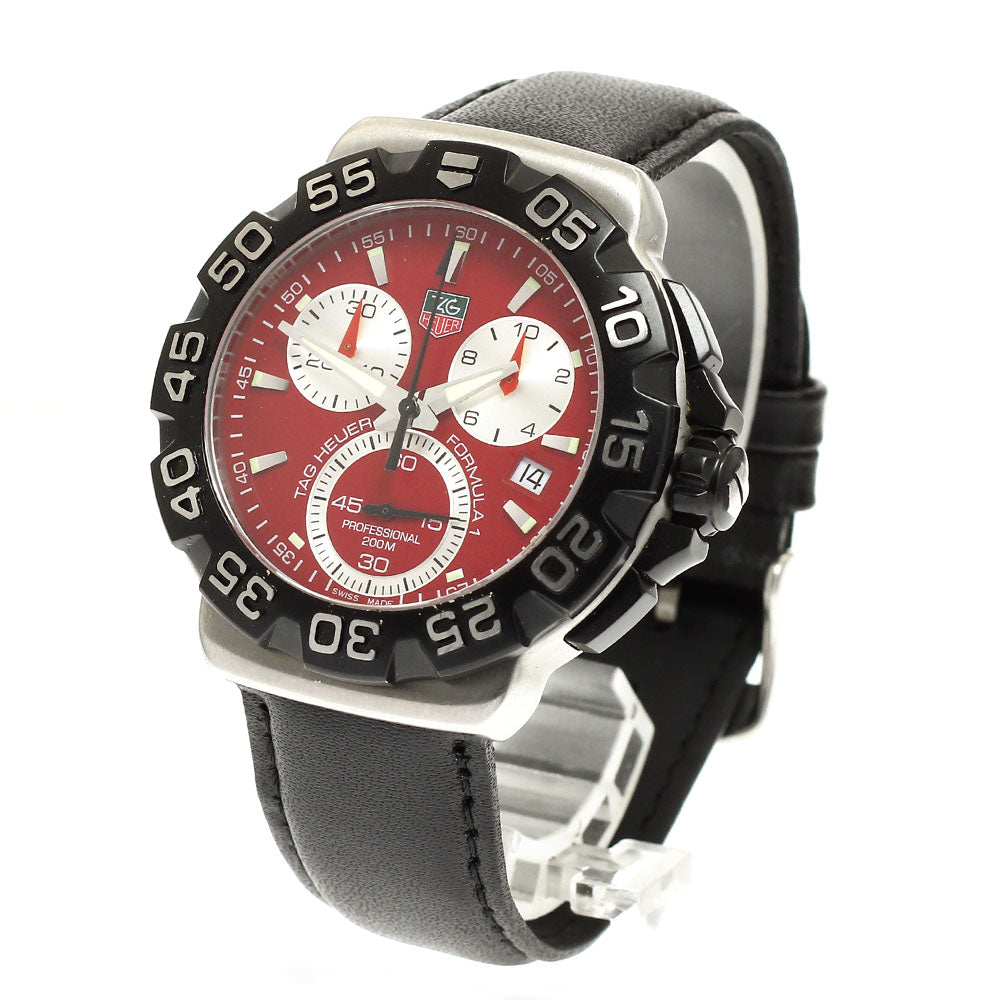 TAG HEUER Formula 1 CAH1112 Chronograph Red Dial Quartz Men's Watch_916923