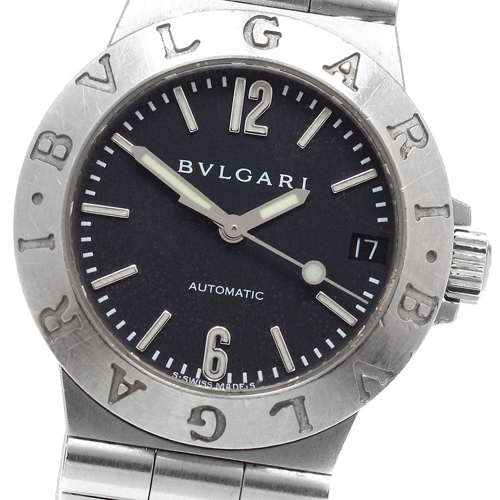 BVLGARI Diagono LCV29S Date black Dial Automatic Ladies Watch_916932