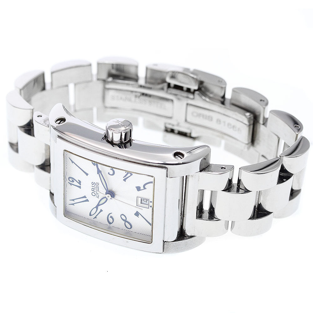 ORIS Rectangle 7526 Date Silver Dial Automatic Boy's Watch_916936