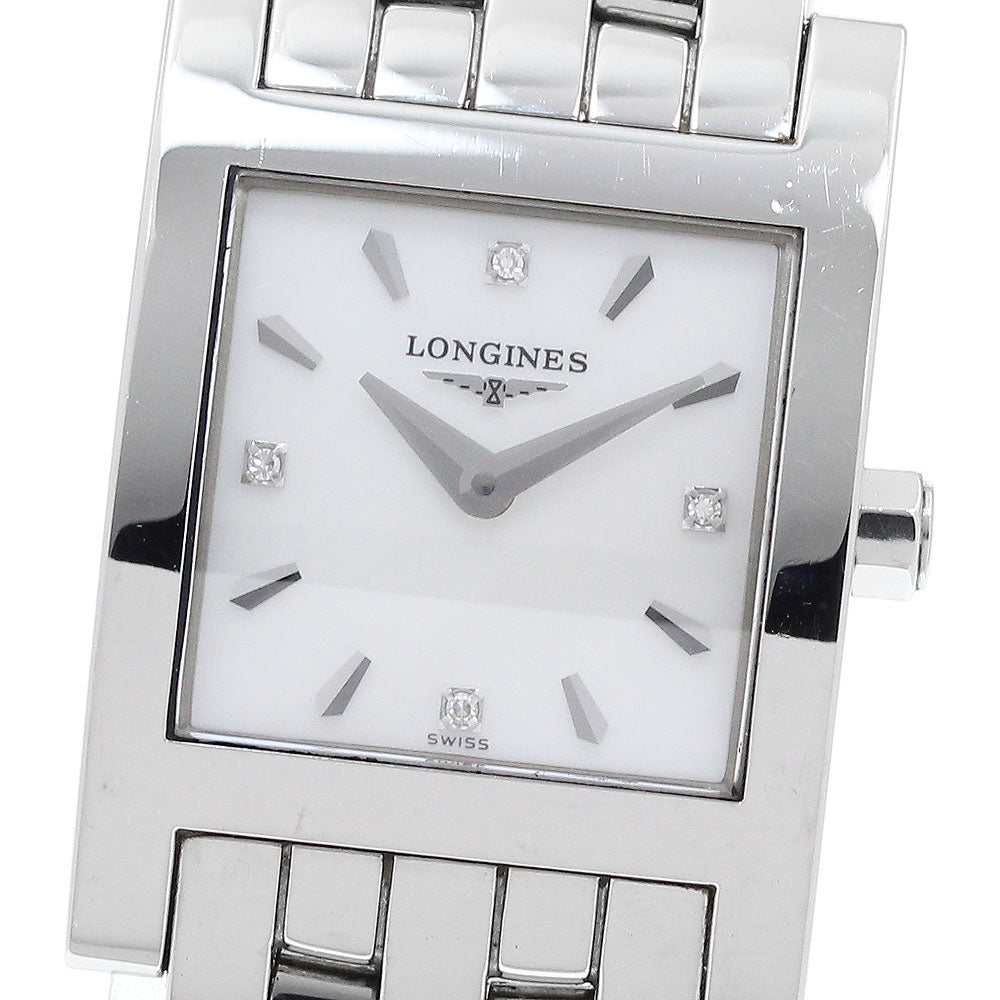 LONGINES Dolcevita L5.166.4 4P diamond White shell Dial Quartz Ladies Watch_916941