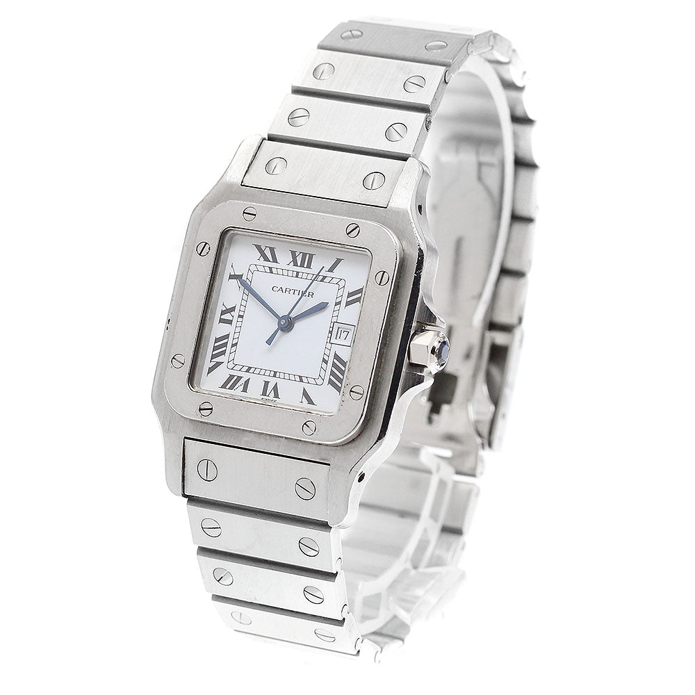 CARTIER Santos GalbeeLM W20060D6 Date white Dial Automatic Men's Watch_916950