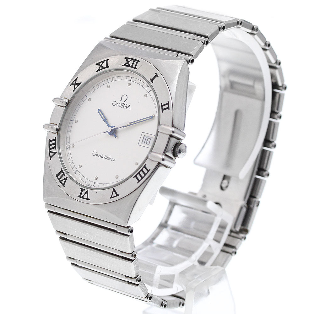 OMEGA Constellation Date Silver Dial Quartz Men's Watch_916960
