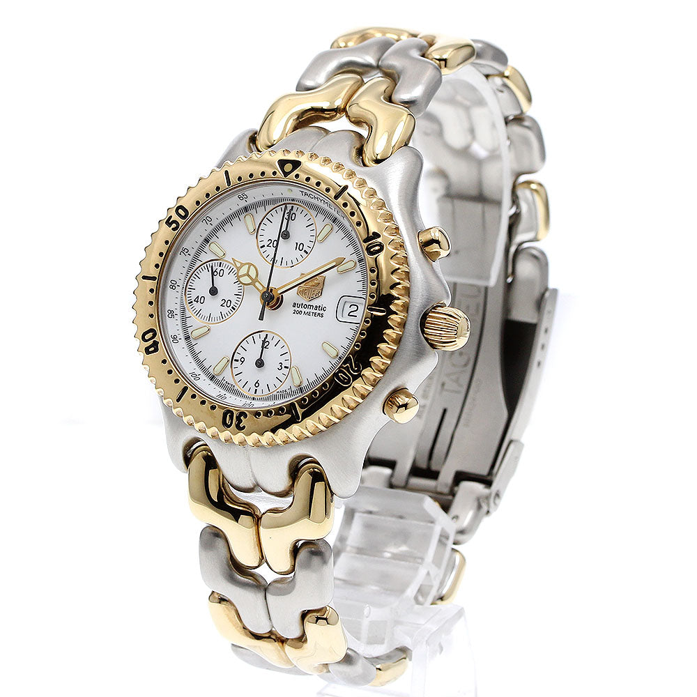 TAG HEUER S/el CG2120-R0 Chronograph white Dial Automatic Men's Watch_916963