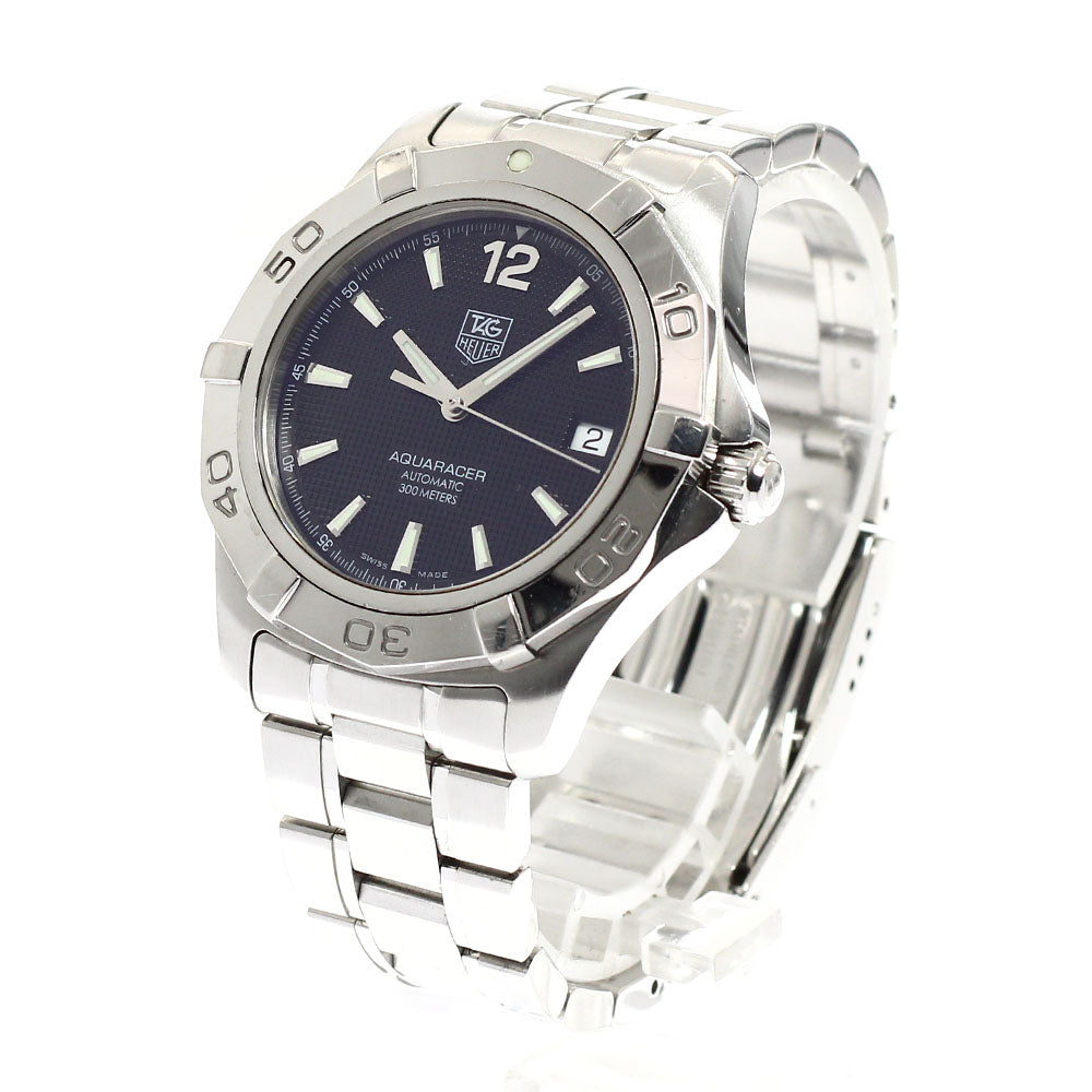 TAG HEUER Aqua racer WAF2110 Date black Dial Automatic Men's Watch_916972