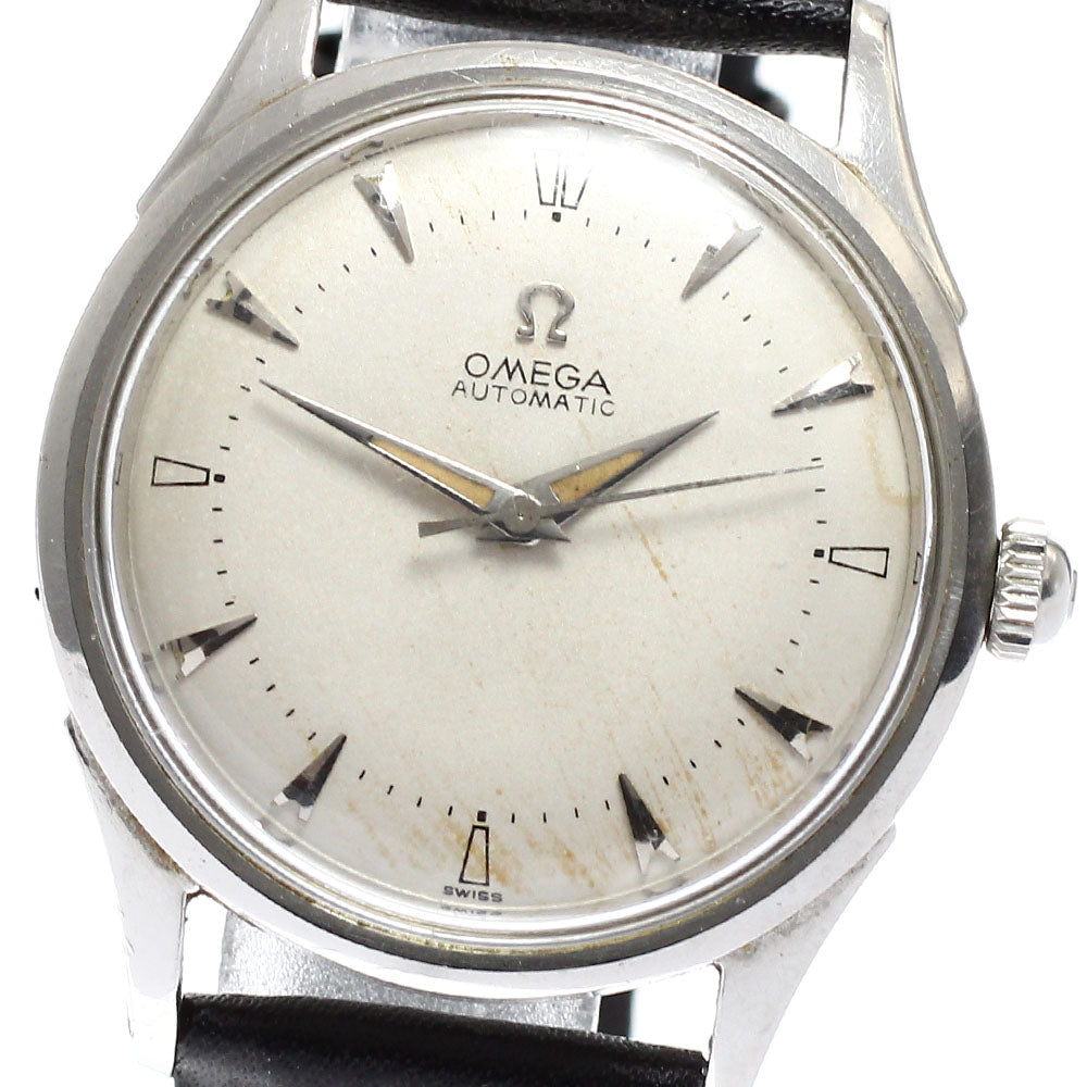 OMEGA 2635-1 Harfloater Cal.351 Silver Dial Automatic Men's Watch_916975