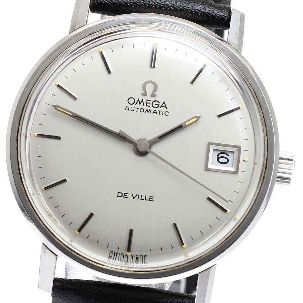 OMEGA De Ville 166.0086 Date cal.1002 Silver Dial Automatic Men's Watch_916976