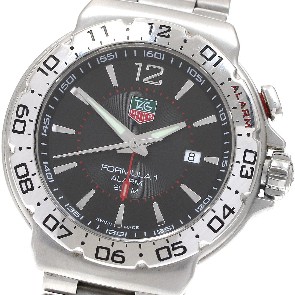 TAG HEUER Formula 1 alarm WAC111A Date black Dial Quartz Men's Watch_916978