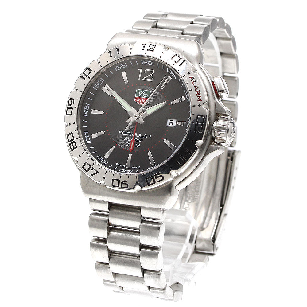 TAG HEUER Formula 1 alarm WAC111A Date black Dial Quartz Men's Watch_916978