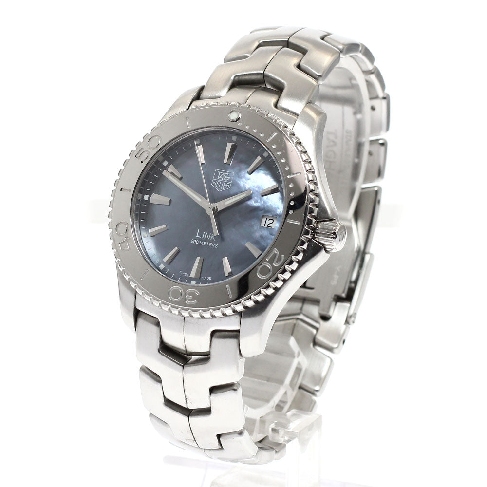 TAG HEUER Link WJ1119 Date shell dial Blue shell Dial Quartz Men's Watch_916980