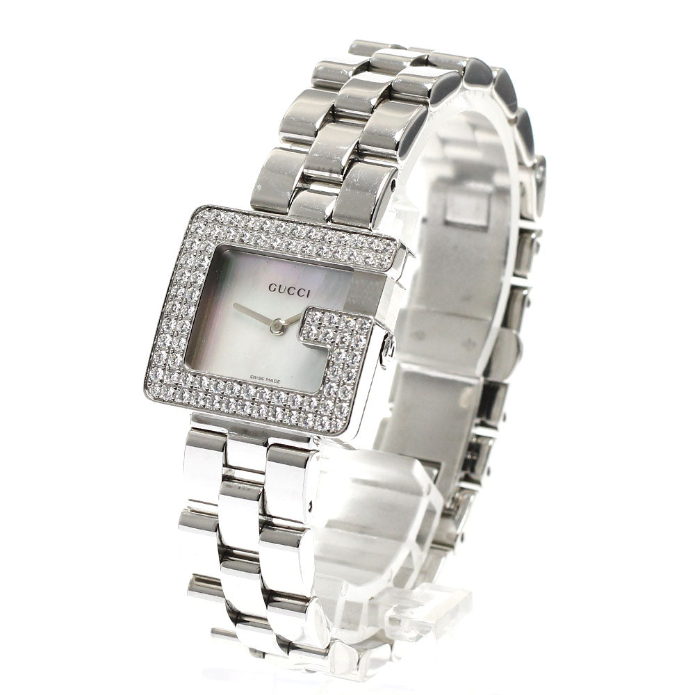 GUCCI 3600L Diamond Bezel White shell Dial Quartz Ladies Watch_916982