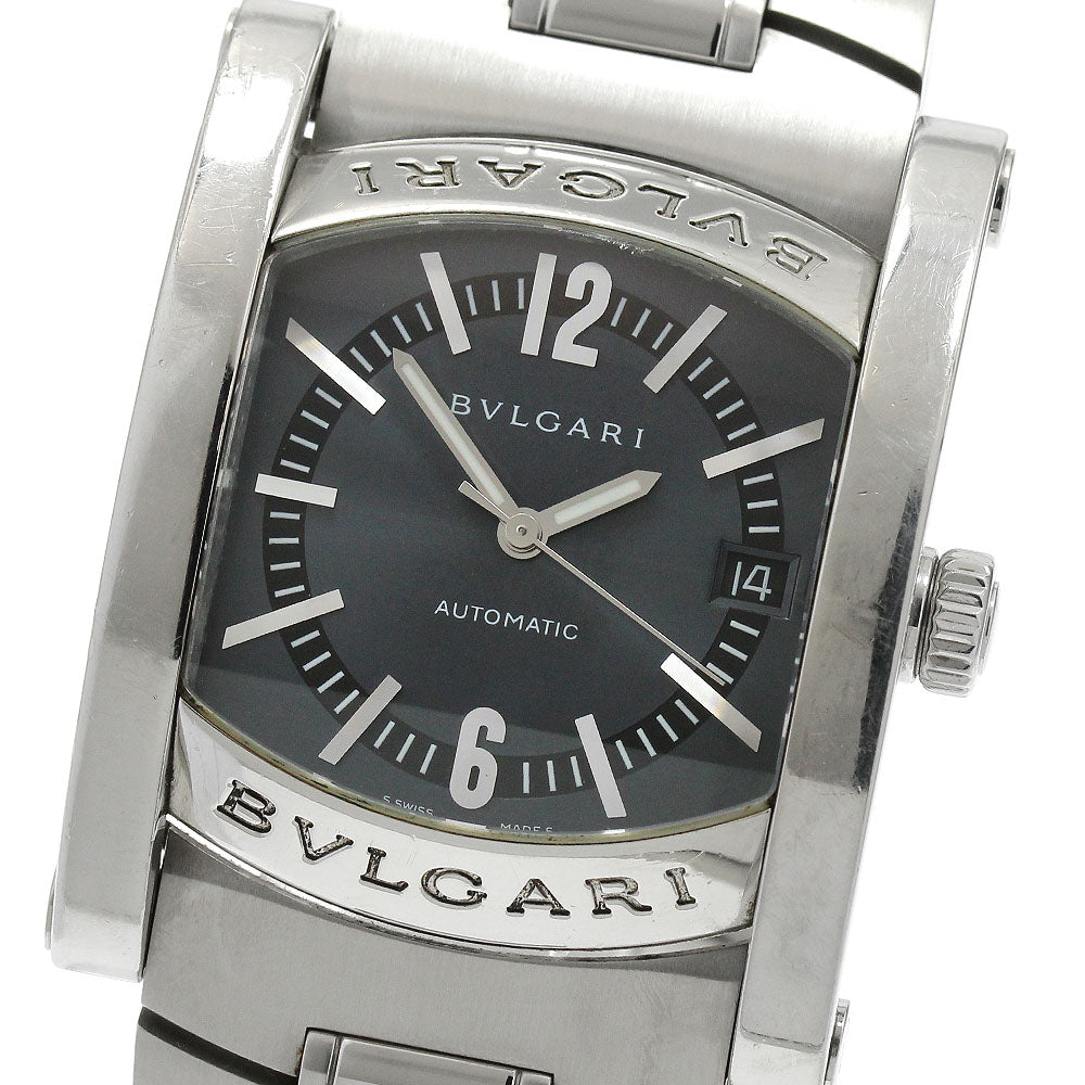 BVLGARI Assioma AA44S Date Navy Dial Automatic Men's Watch_916990