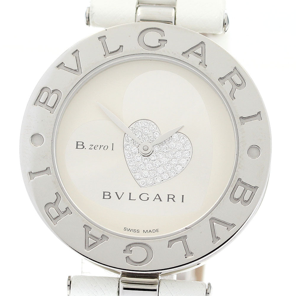 BVLGARI B-zero1 BZ35S diamond Beige / Silver Dial Quartz Ladies Watch_916992