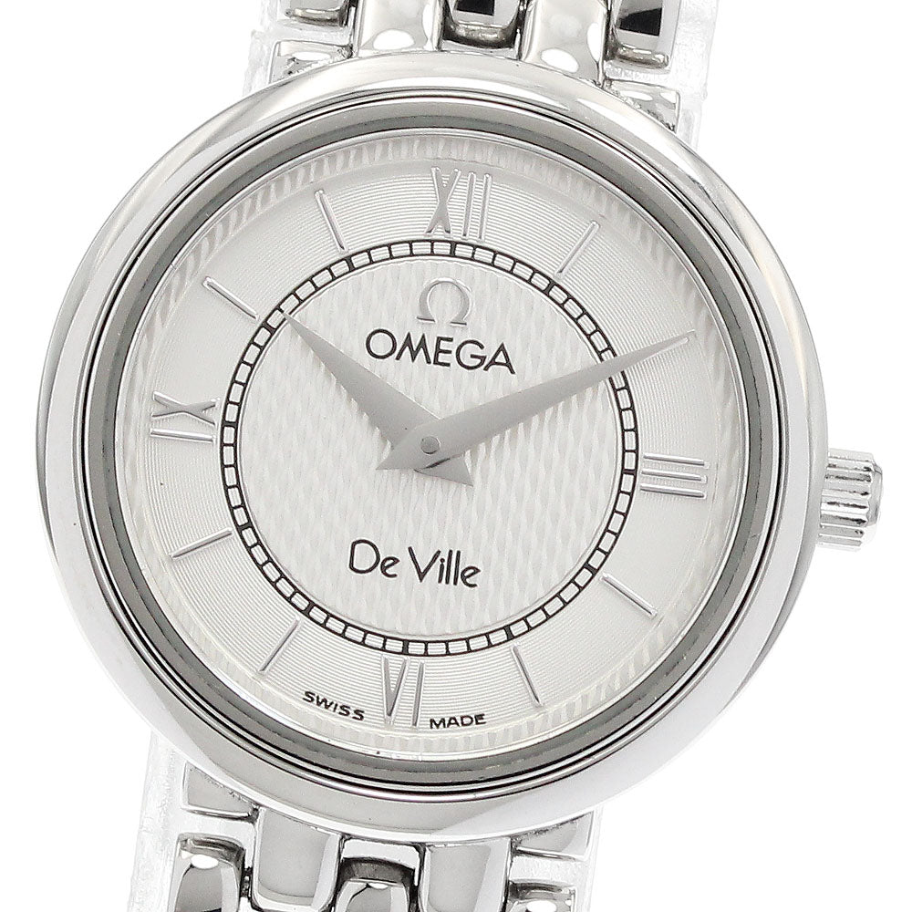OMEGA De Ville 7574.31 Silver Dial Quartz Ladies Watch_916994