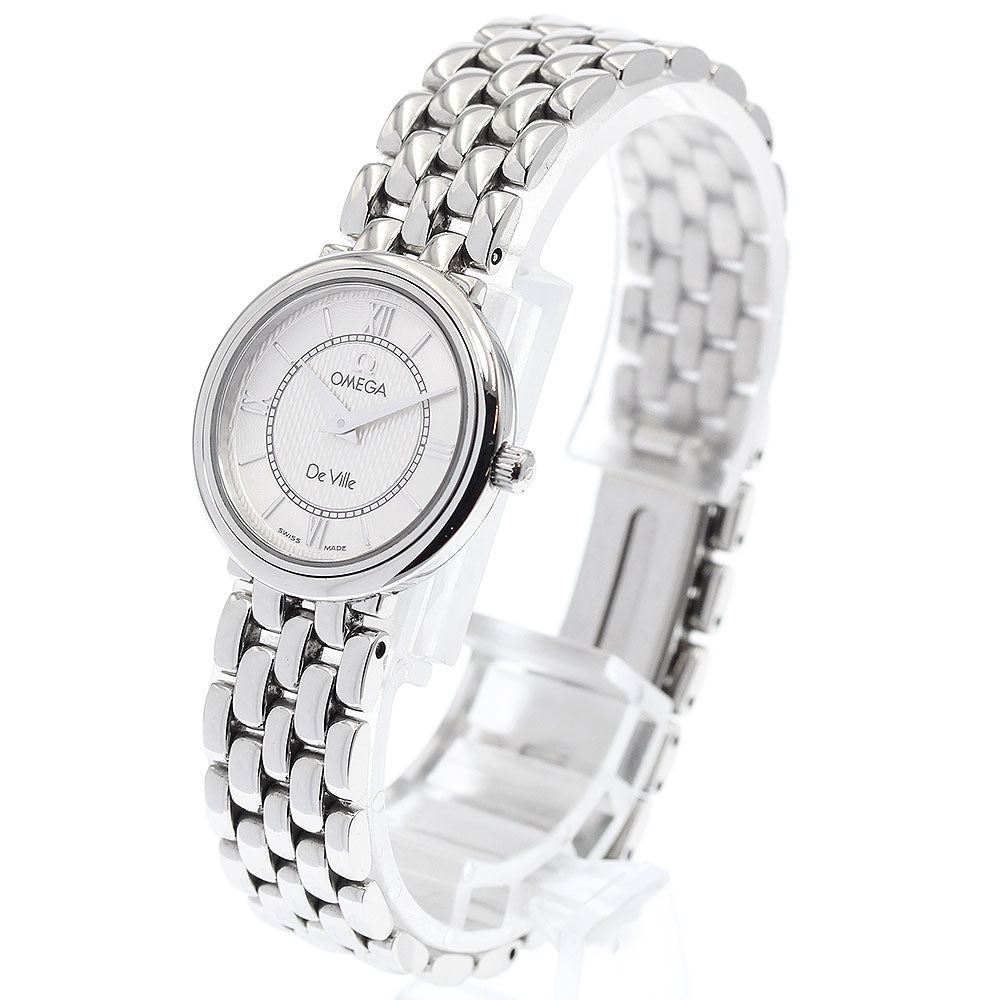 OMEGA De Ville 7574.31 Silver Dial Quartz Ladies Watch_916994
