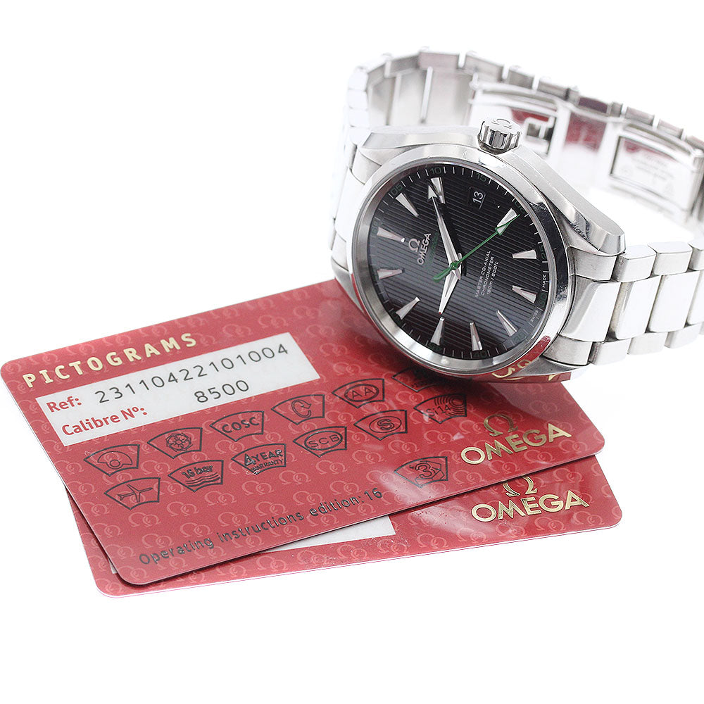 OMEGA Seamaster Aqua Terra 231.10.42.21.01.004 Master Coaxial Golf black Dial Automatic Men's Watch_917003