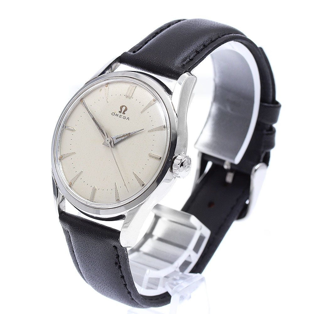 OMEGA Y6042 Round cal.284 Vintage Silver Dial Hand Winding Men's Watch_917020