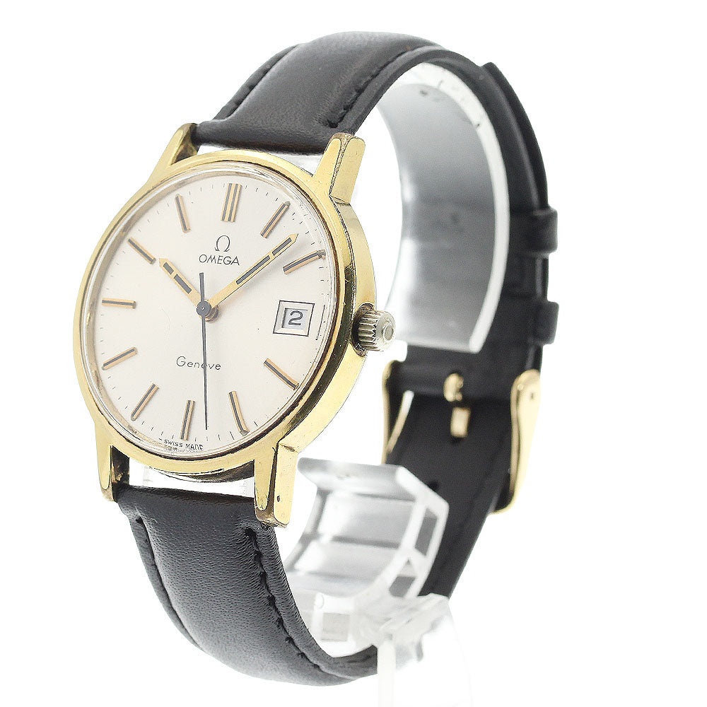 OMEGA Geneve 136.0098 Date Cal.613 Silver Dial Hand Winding Men's Watch_917026