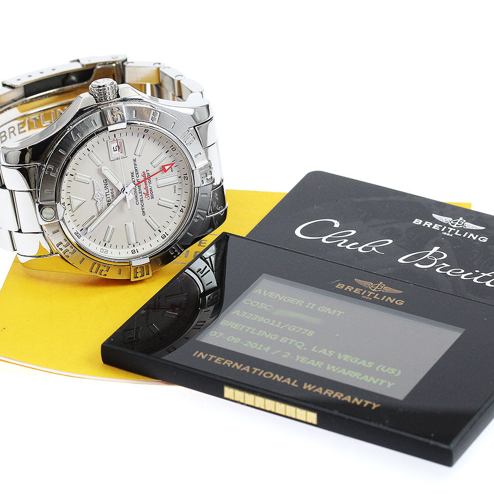 BREITLING Avenger II GMT A32390 Date beige Dial Automatic Men's Watch_917040