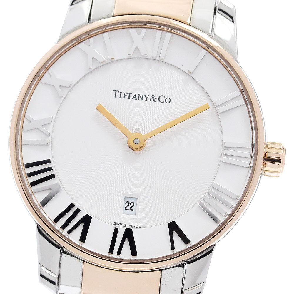 TIFFANY&Co. Atlas Dome Z1830.11.13A21A00A Date white Dial Quartz Ladies_917048