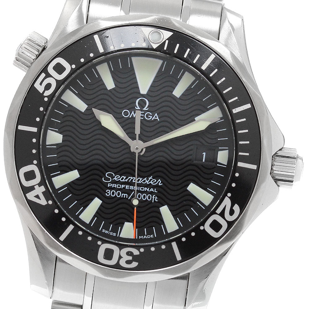 OMEGA Seamaster 300 2262.50 Date black Dial Quartz Boy's Watch_917051