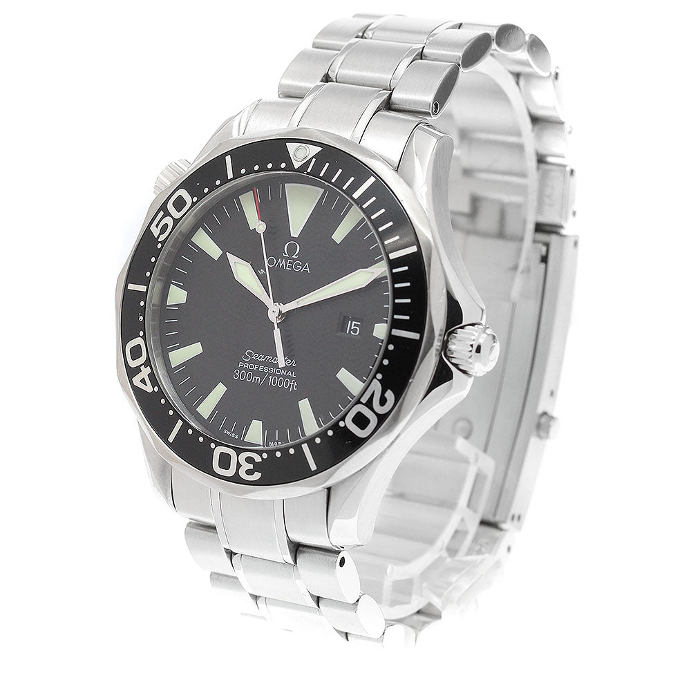 OMEGA Seamaster300 2264.50 Date black Dial Quartz Men's Watch_917077