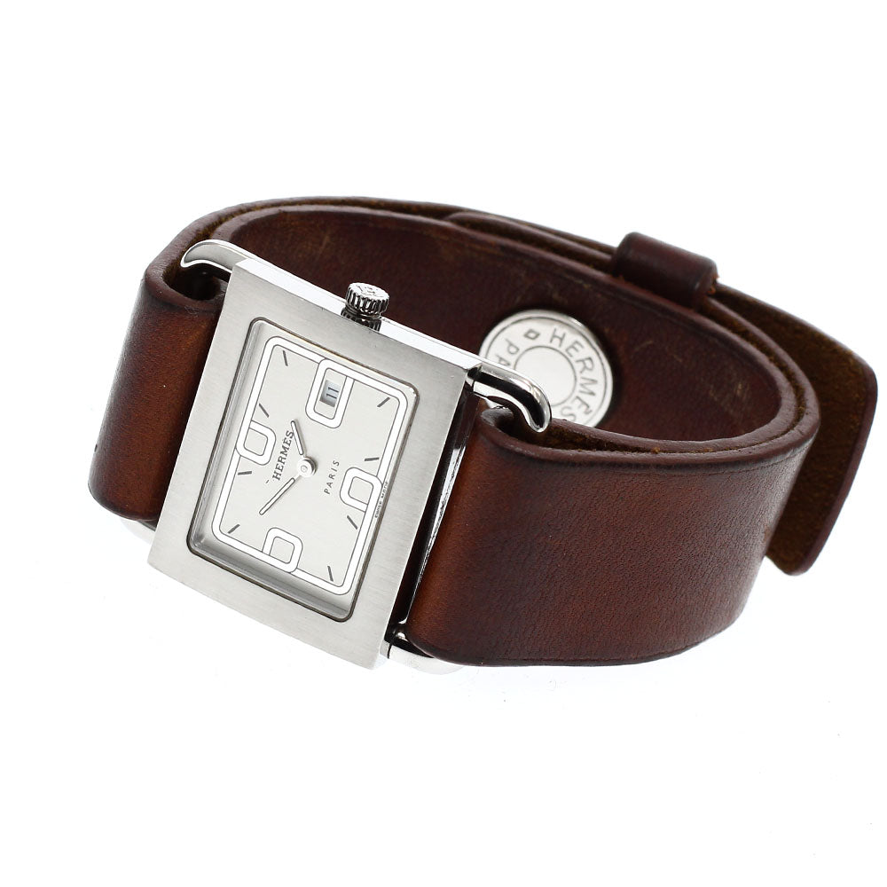 HERMES Valenia BA1.510 Date Silver Dial Quartz Ladies Watch_917090