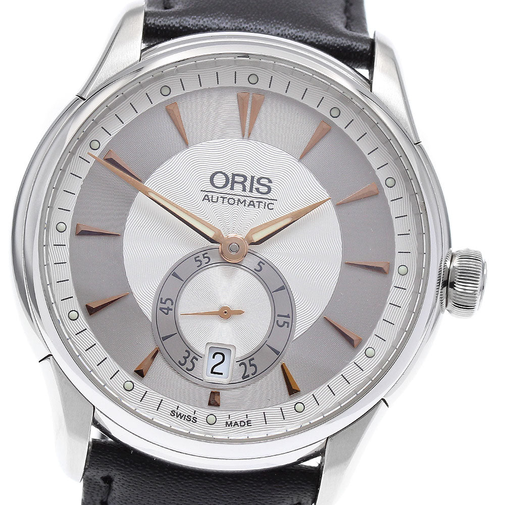 ORIS Artelier 7582 Date Small Second Silver Dial Automatic Men's Watch_917109