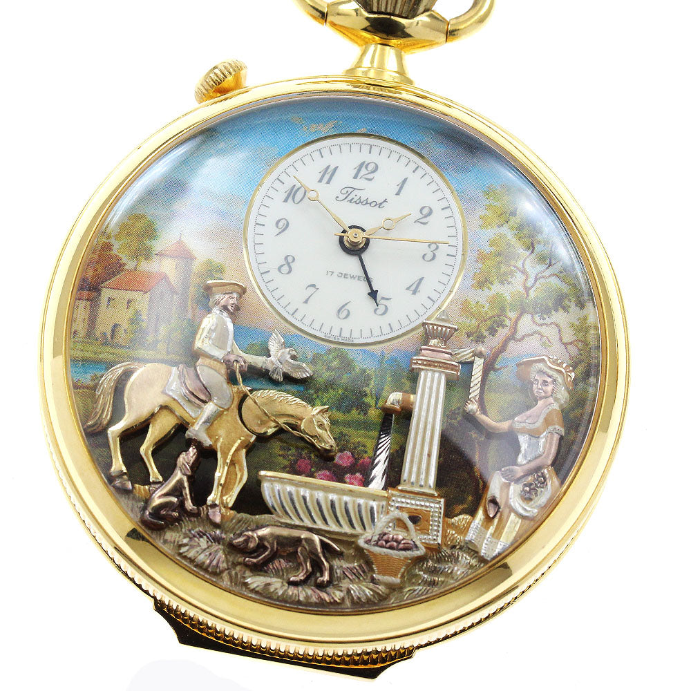 TISSOT Luge pocket watch Karakuri music box cal.5094 Hand Winding Men'_917117