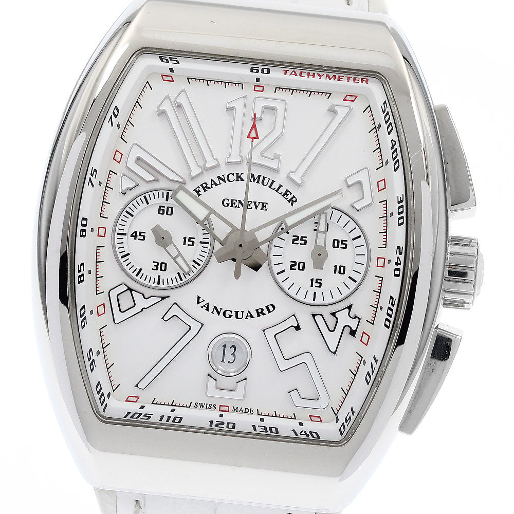 FRANCK MULLER Vanguard V45CCDT Chronograph white Dial Automatic Men's Watch_917127
