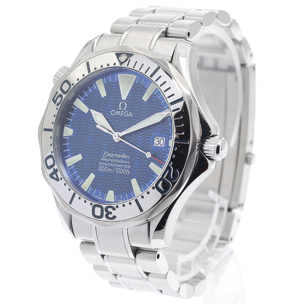 OMEGA Seamaster 300 2255.80 Date Blue Dial Automatic Men's Watch_917140