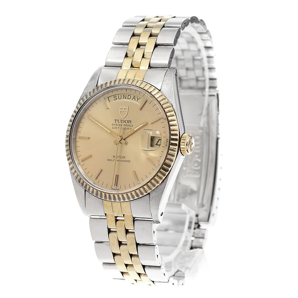 TUDOR Oyster Prince Date Day 94613 18KYG Bezel Automatic Men's Watch_917149
