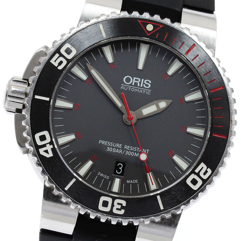ORIS Aquis Red Limited Edition 01 733 7653 4183-Set MB AT Men's Watch_917150