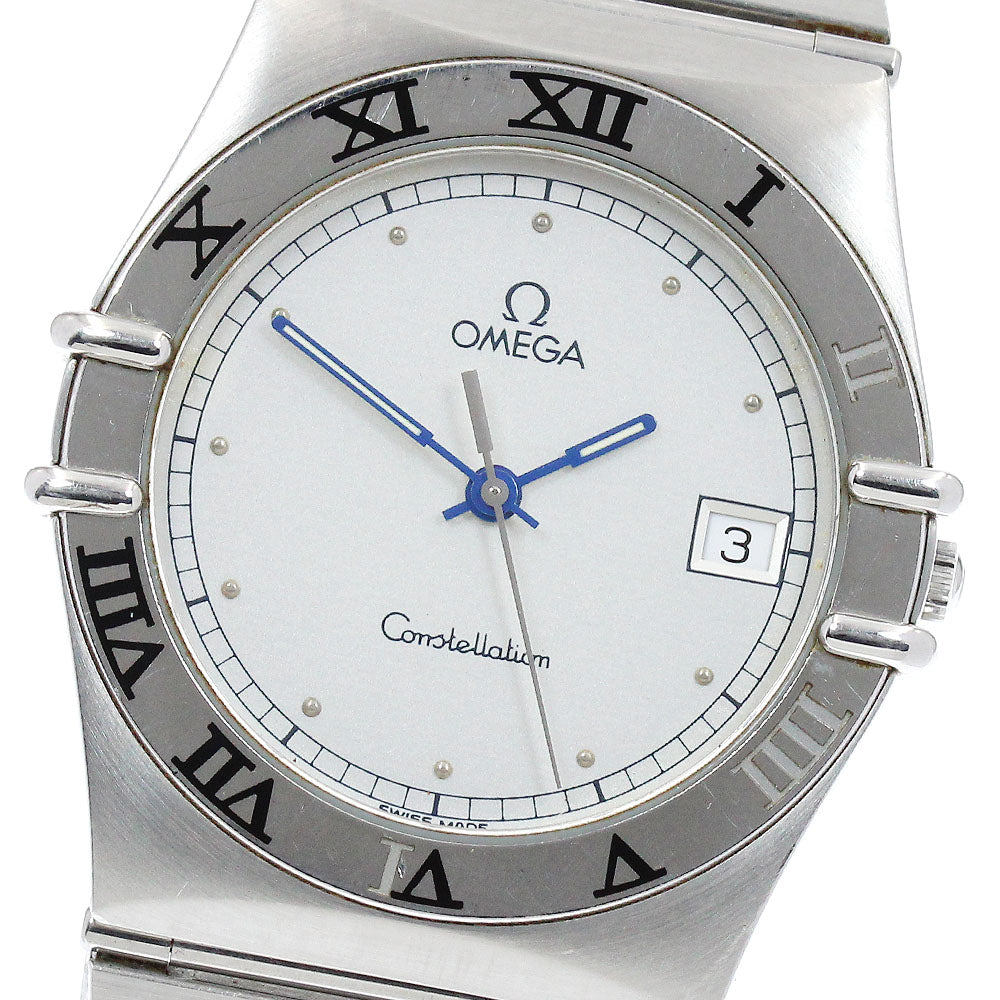 OMEGA Constellation Date Silver Dial Quartz Men's Watch_917160