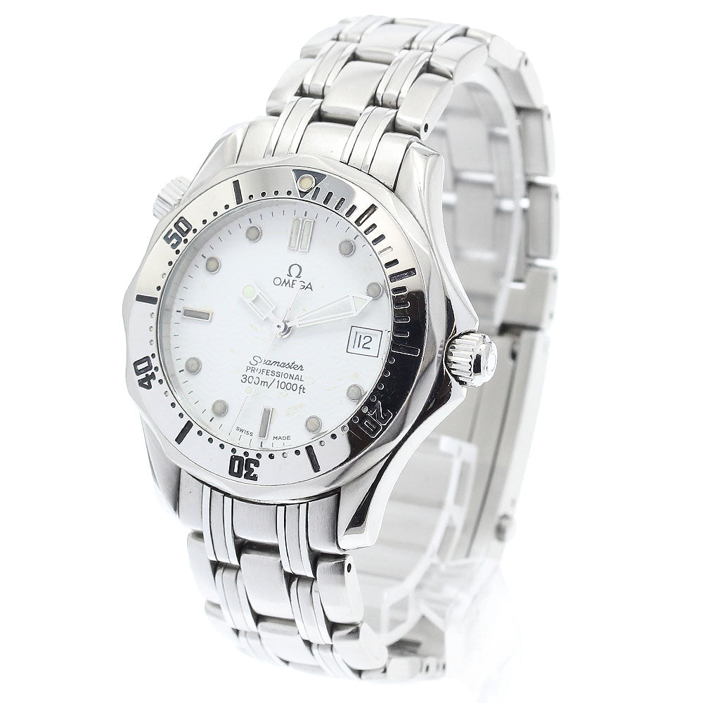 OMEGA Seamaster 300 2562.20 Date white Dial Quartz Boy's Watch_917170