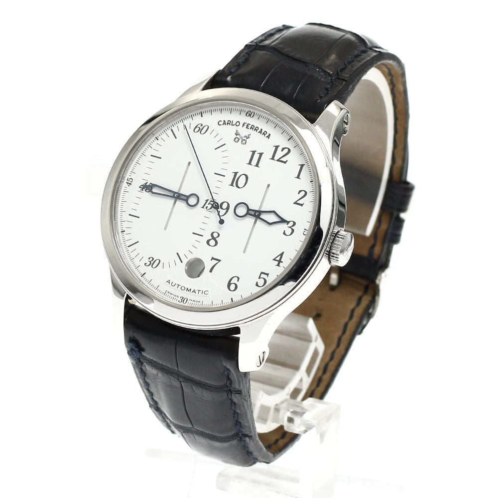 CARLO FERRARA Regulator Classic CF1997 Date white Dial Automatic Men's Watch_917181