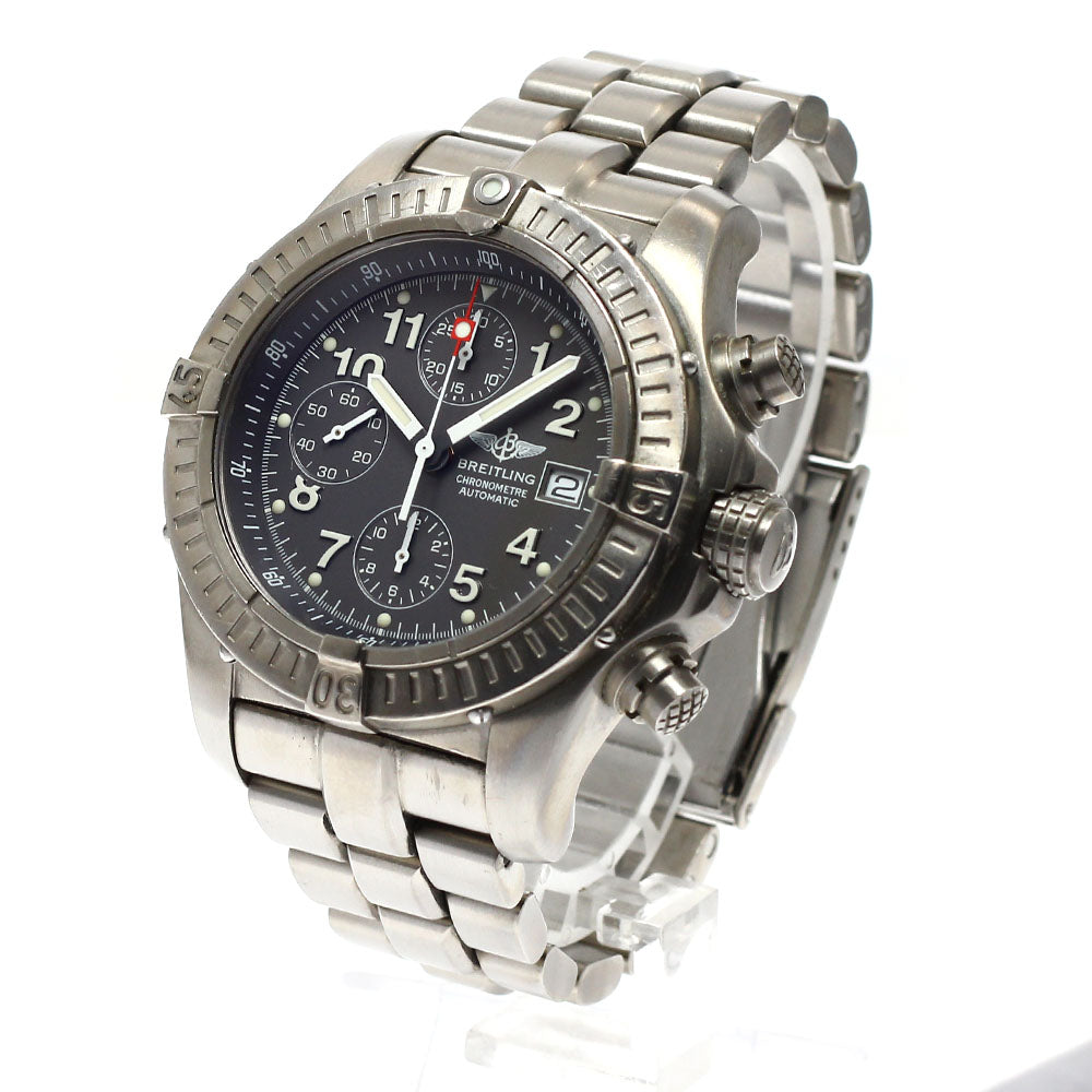 BREITLING Chrono Avenger E13360 Date Chronograph gray Dial AT Men's_917203