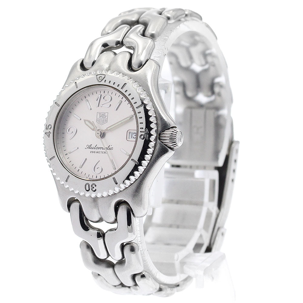 TAG HEUER S/el WG2310 Date Silver Dial Automatic Ladies Watch_917222