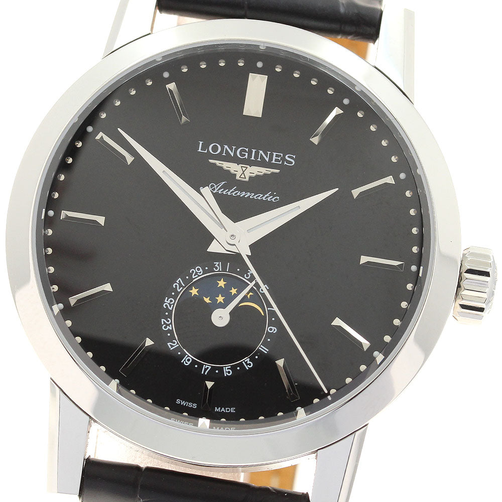 LONGINES 1832 L4.826.4/L48264520 Moon phase black Dial Automatic Men's Watch_917249