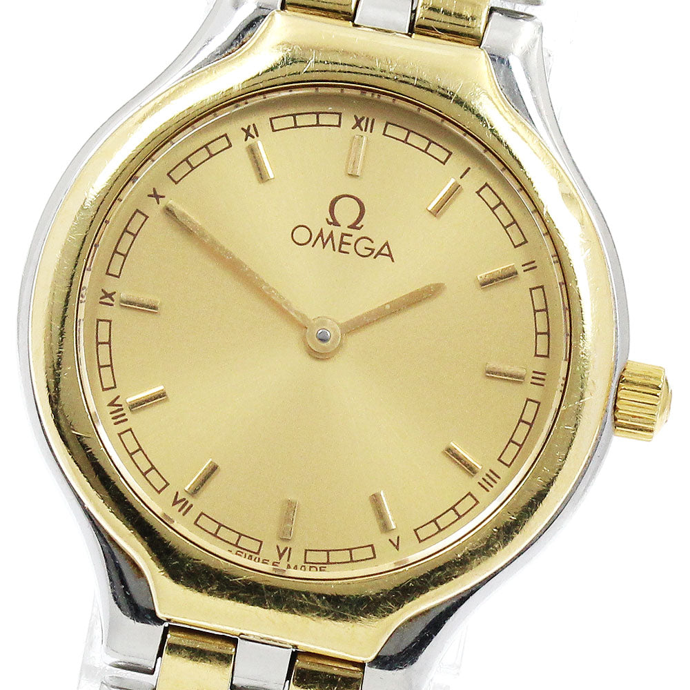OMEGA De Ville gold Dial Quartz Ladies Watch_917267