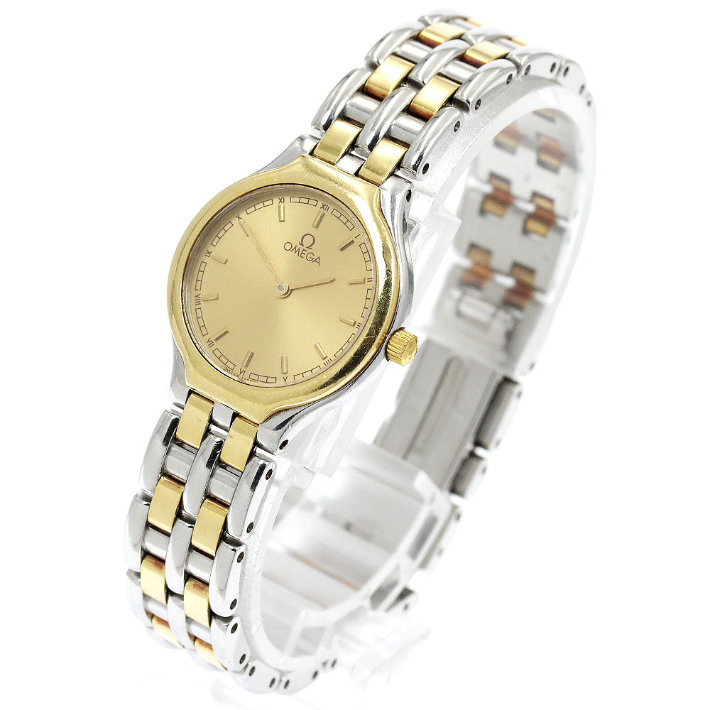OMEGA De Ville gold Dial Quartz Ladies Watch_917267