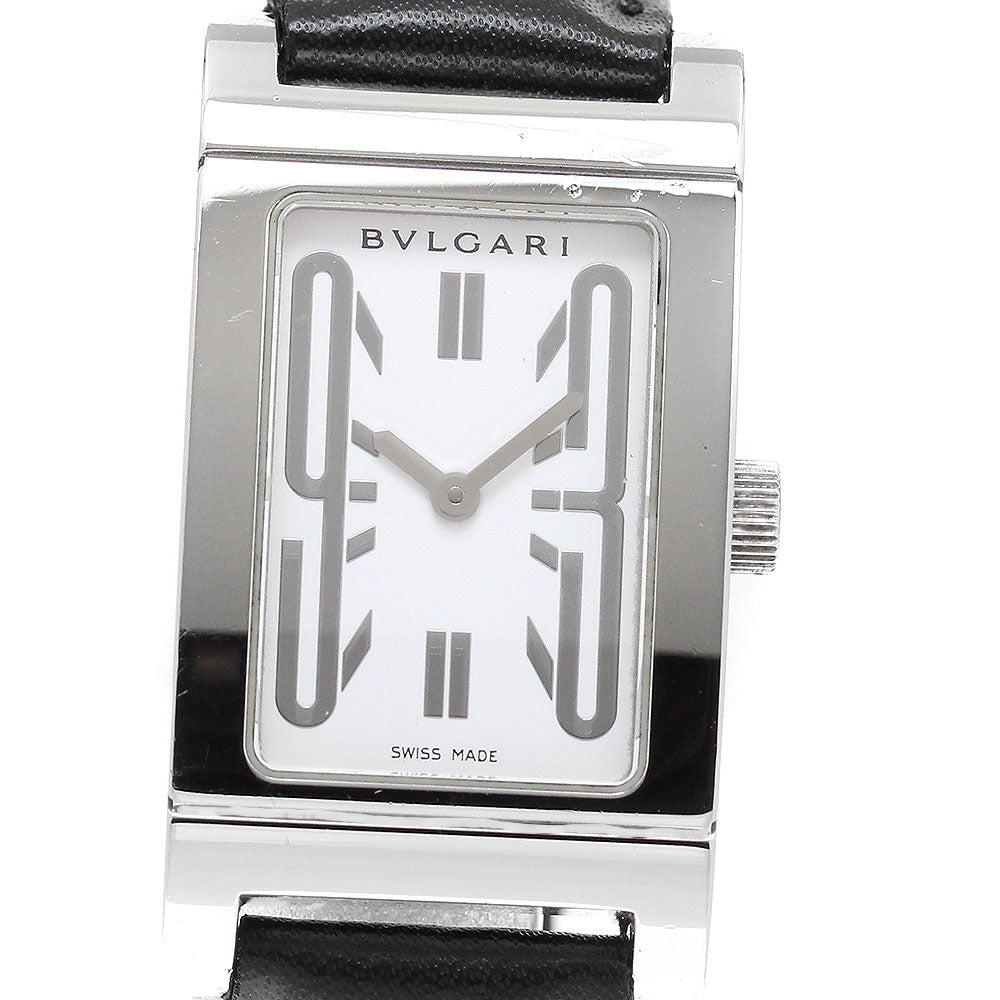 BVLGARI Rettangolo RT39S white Dial Quartz Ladies Watch_917289