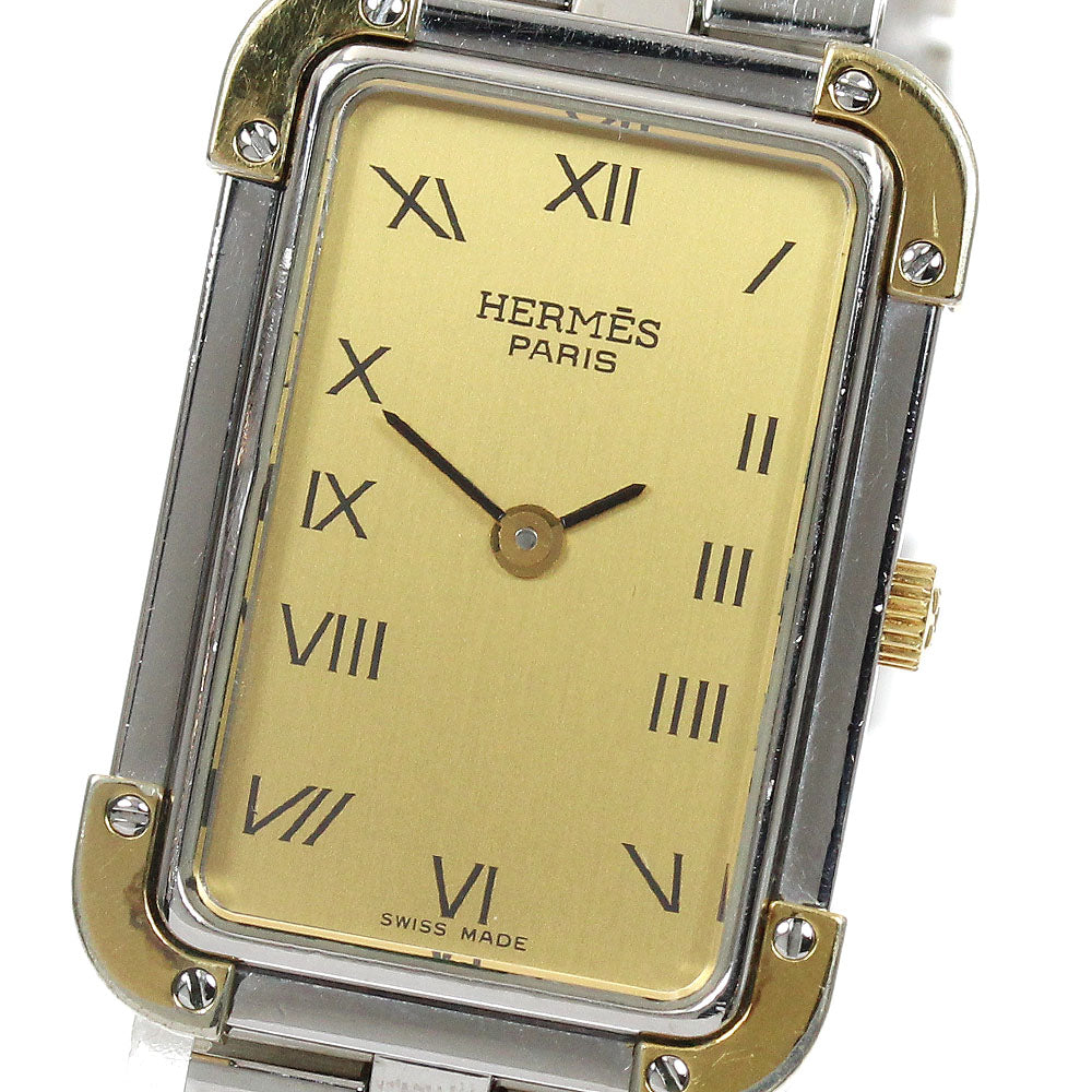 HERMES Clojure CR1.240 gold Dial Quartz Ladies Watch_917312