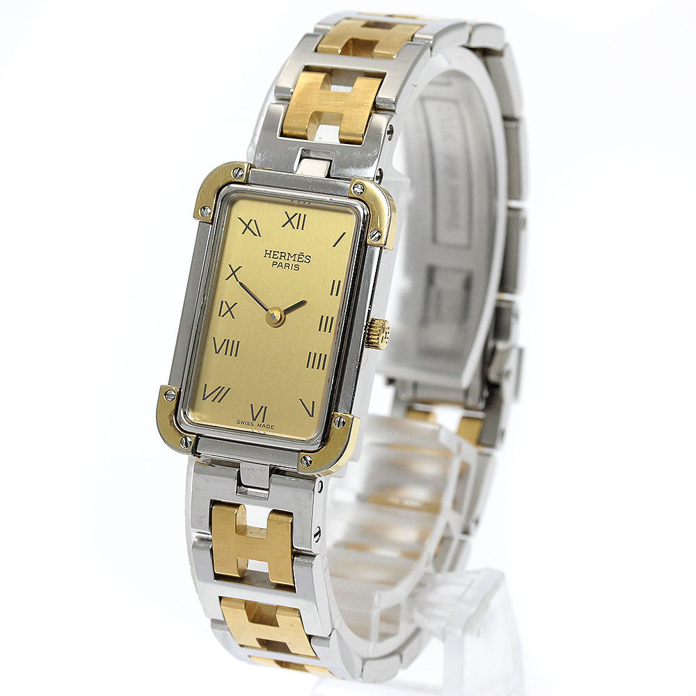 HERMES Clojure CR1.240 gold Dial Quartz Ladies Watch_917312