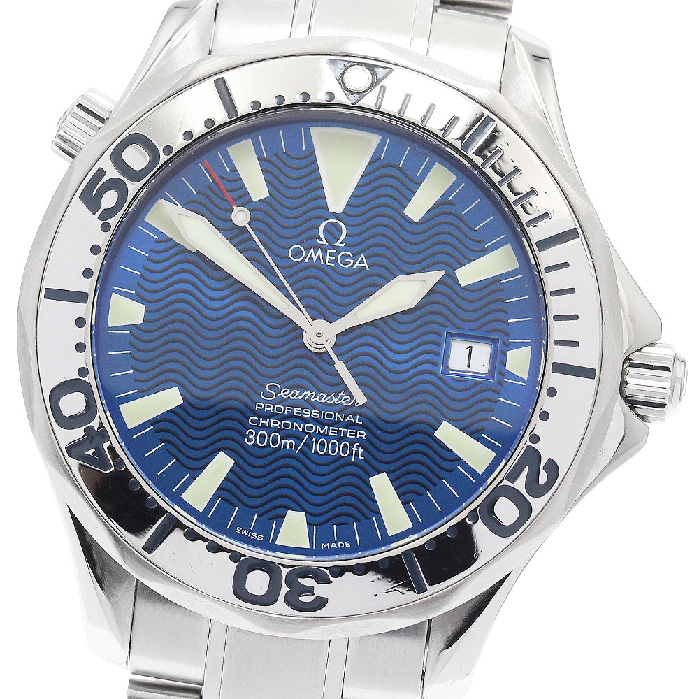 OMEGA Seamaster300 2255.80 Date blue Dial Automatic Men's Watch_917318